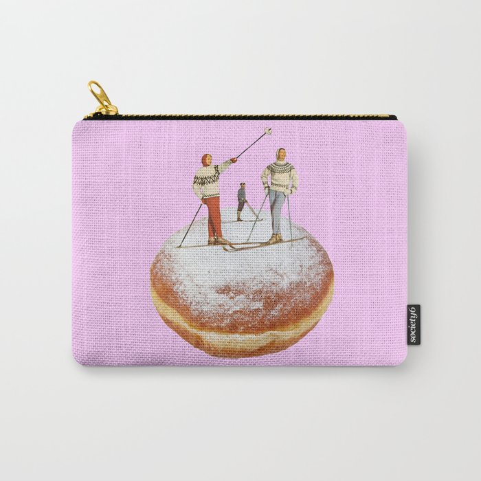 powder days pink Carry All Pouch Gallery Image 1