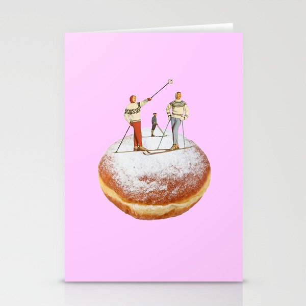 powder days pink Stationery Card Gallery Image 2