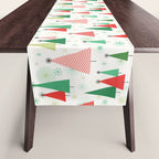 Mid Century Happy Holidays Table Runner Gallery Image 1