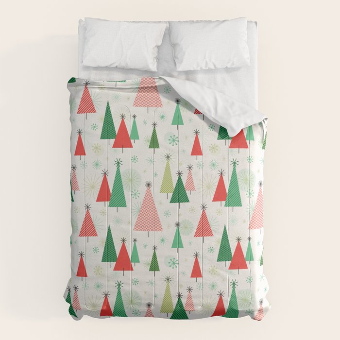 Mid Century Happy Holidays Comforter Gallery Image 6