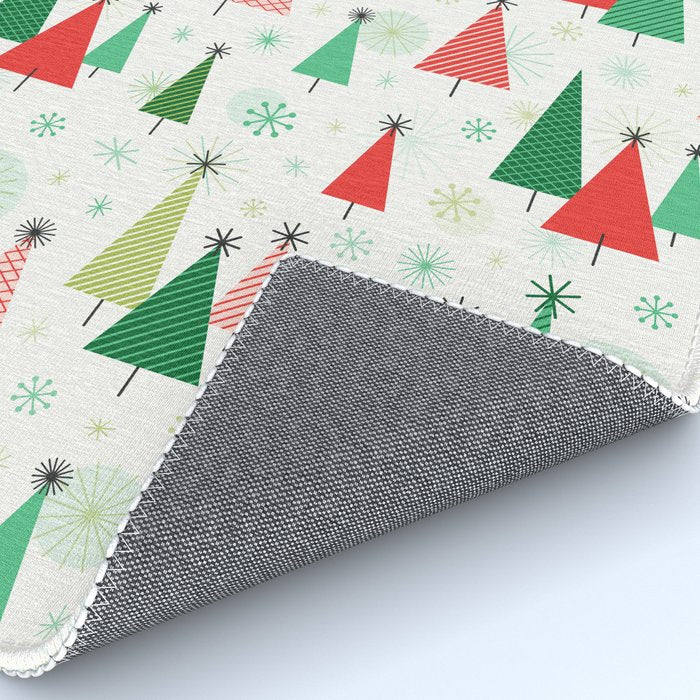 Mid Century Happy Holidays Rug Gallery Image 4