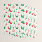 Mid Century Happy Holidays Wrapping Paper Gallery Image 3