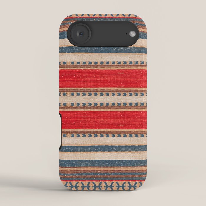Bohemian Tapestry: Timeless Moroccan Heritage Fabrics iPhone Case Gallery Image 2