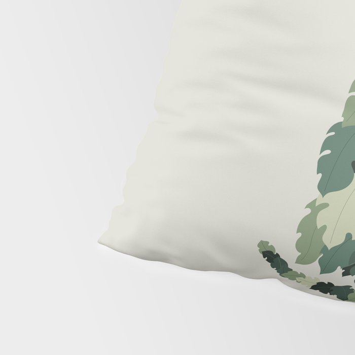 Cat Plants: Meowstera Pillow Sham Gallery Image 4