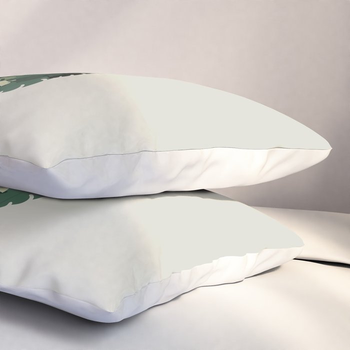 Cat Plants: Meowstera Pillow Sham Gallery Image 3