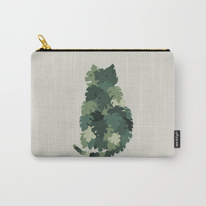 Cat Plants: Meowstera Carry All Pouch Gallery Image 1