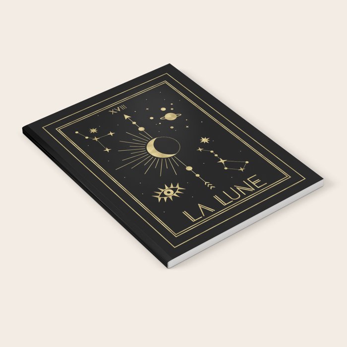 The Moon or La Lune Gold Edition Notebook Gallery Image 2