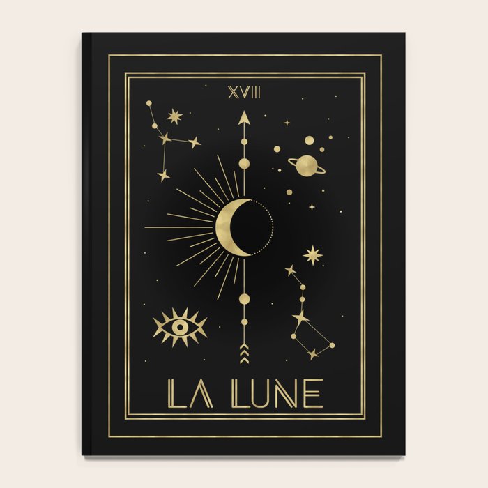 The Moon or La Lune Gold Edition Notebook Gallery Image 4