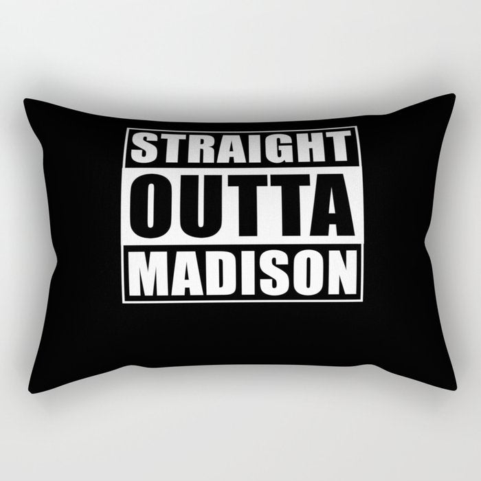 Straight Outta Madison Rectangular Pillow Gallery Image 2