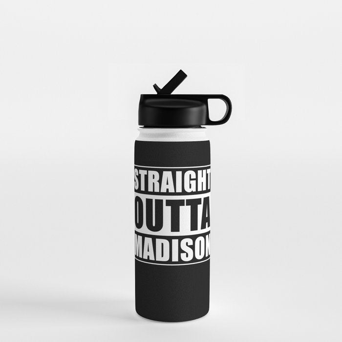 Straight Outta Madison Water Bottle Gallery Image 1