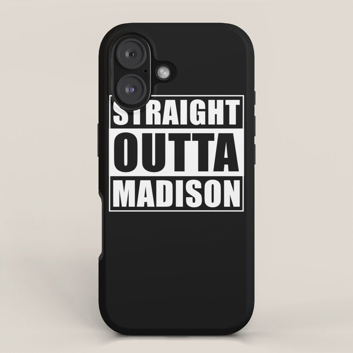 Straight Outta Madison iPhone Case Gallery Image 1
