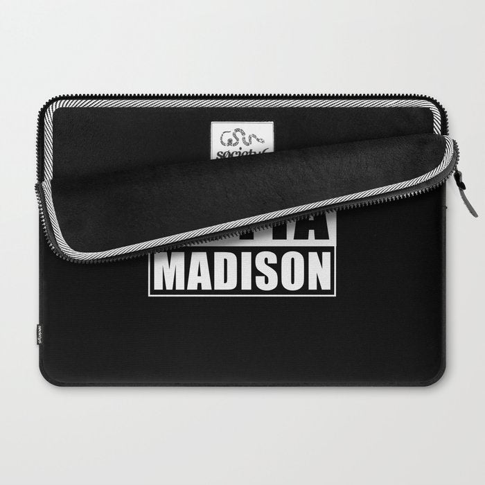 Straight Outta Madison Laptop Sleeve Gallery Image 2