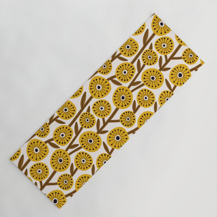 Mid Century Garden #1 Yoga Mat Gallery Image 1