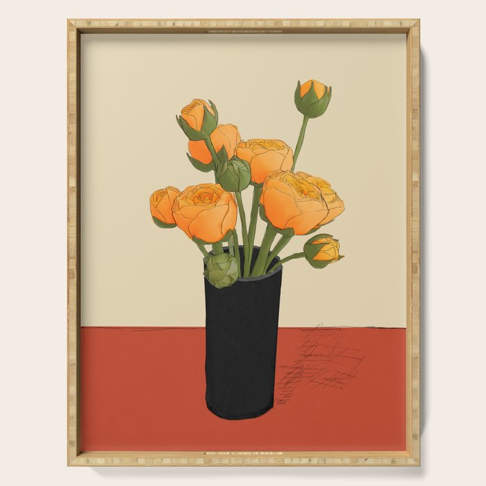 Tulip Bouquet Gift 7 Serving Tray Gallery Image 1