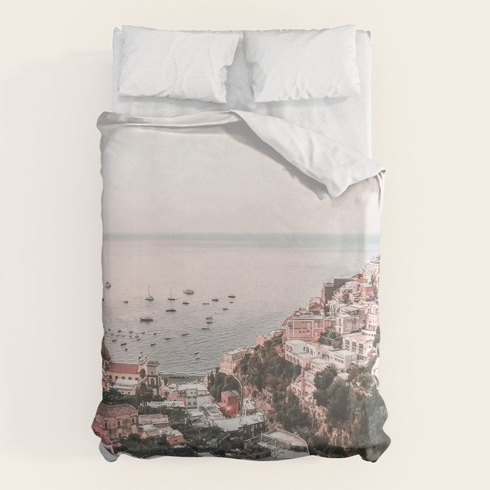 Italy Coast Amalfi Duvet Cover Gallery Image 6