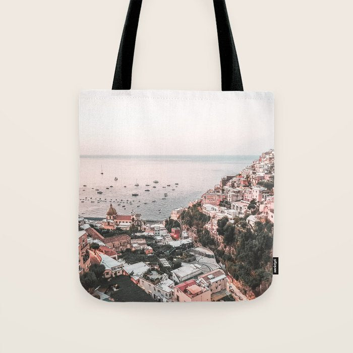 Italy Coast Amalfi Tote Bag Gallery Image 1