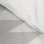 Geometric Southwestern Minimalism - White and Grey Comforter Gallery Image 4