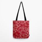 Lunar Year White Dragon Tote Bag Gallery Image 2