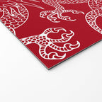 Lunar Year White Dragon Welcome Mat Gallery Image 2