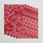 Lunar Year White Dragon Wrapping Paper Gallery Image 3