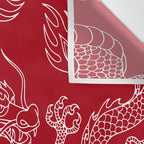 Lunar Year White Dragon Wall Tapestry Gallery Image 3