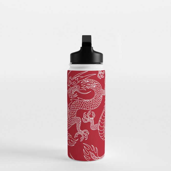 Lunar Year White Dragon Water Bottle Gallery Image 3