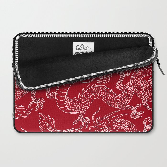 Lunar Year White Dragon Laptop Sleeve Gallery Image 2