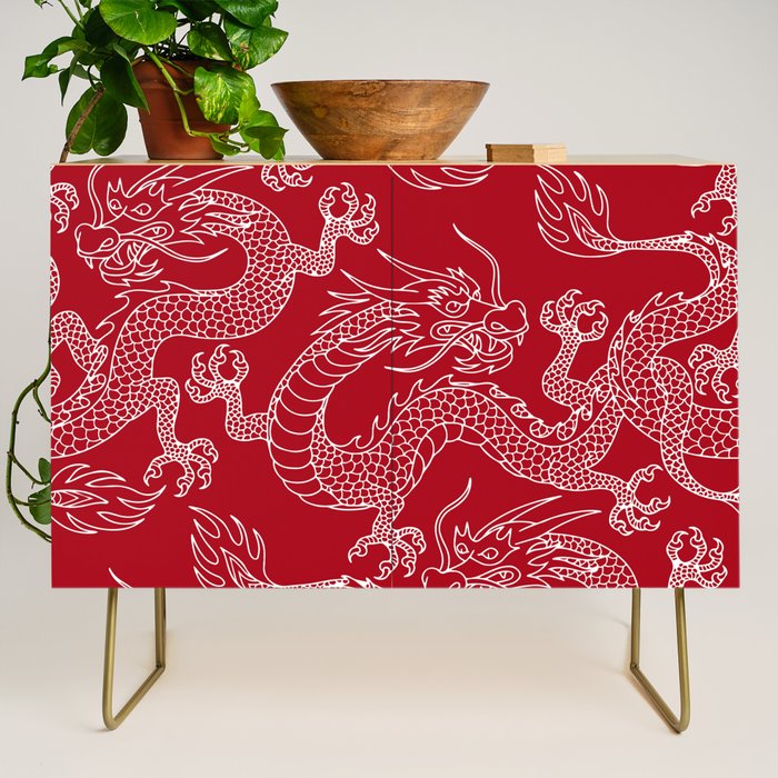 Lunar Year White Dragon Credenza Gallery Image 1