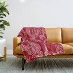 Lunar Year White Dragon Throw Blanket Gallery Image 1