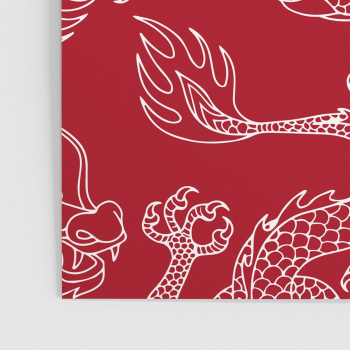 Lunar Year White Dragon Poster Gallery Image 3