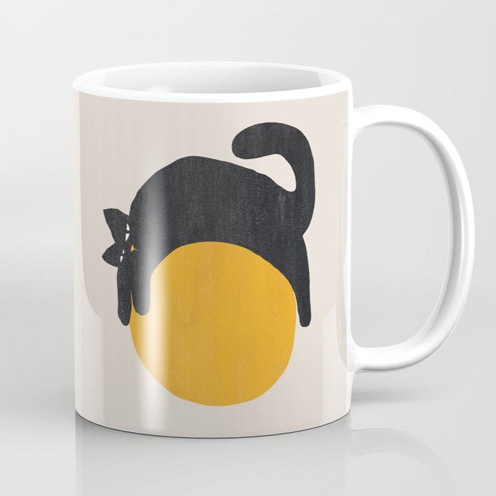 Cat with ball Coffee Mug Gallery Image 1