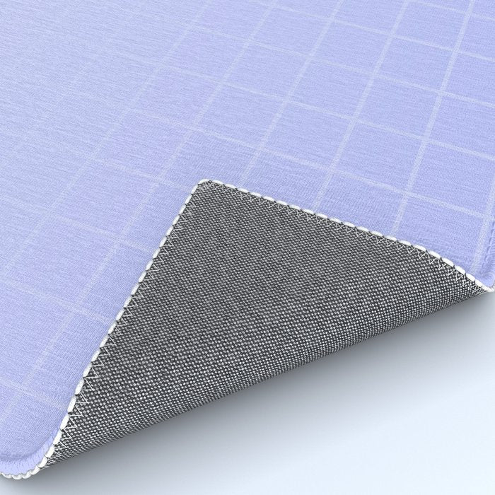 Future Grid Dreamy Ombre Minimal Pattern in Soothing Lavender Pastel Rug Gallery Image 4
