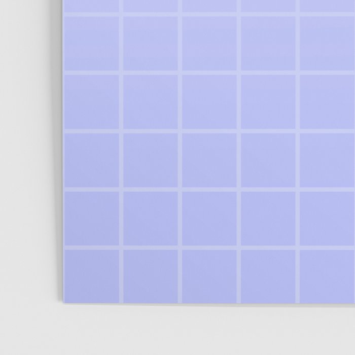 Future Grid Dreamy Ombre Minimal Pattern in Soothing Lavender Pastel Poster Gallery Image 3