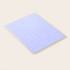 Future Grid Dreamy Ombre Minimal Pattern in Soothing Lavender Pastel Notebook Gallery Image 3