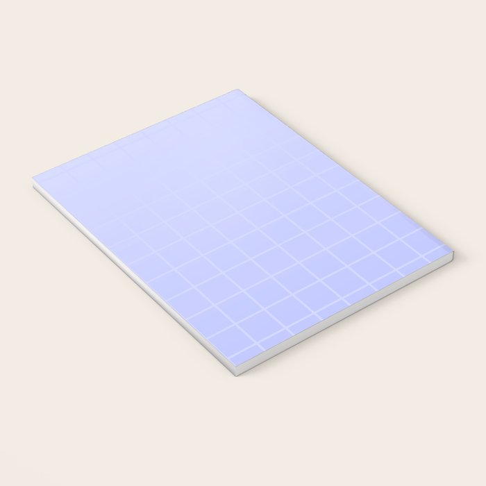 Future Grid Dreamy Ombre Minimal Pattern in Soothing Lavender Pastel Notebook Gallery Image 3