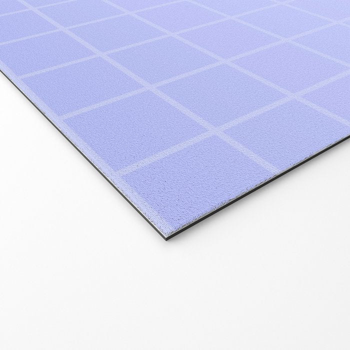 Future Grid Dreamy Ombre Minimal Pattern in Soothing Lavender Pastel Welcome Mat Gallery Image 2