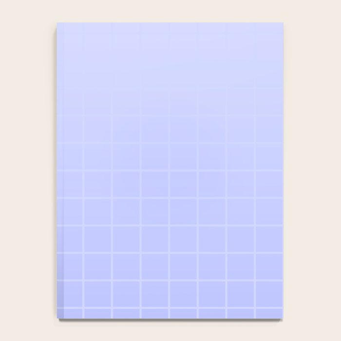 Future Grid Dreamy Ombre Minimal Pattern in Soothing Lavender Pastel Notebook Gallery Image 4