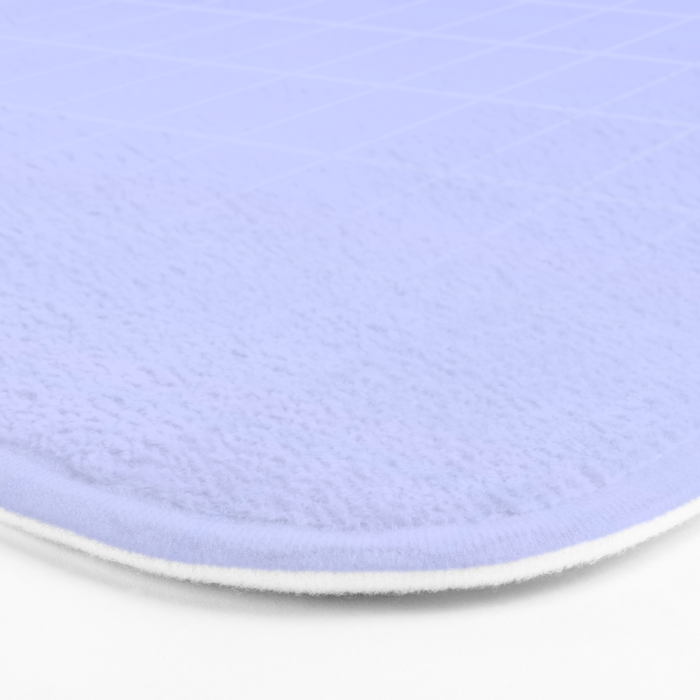 Future Grid Dreamy Ombre Minimal Pattern in Soothing Lavender Pastel Bath Mat Gallery Image 3