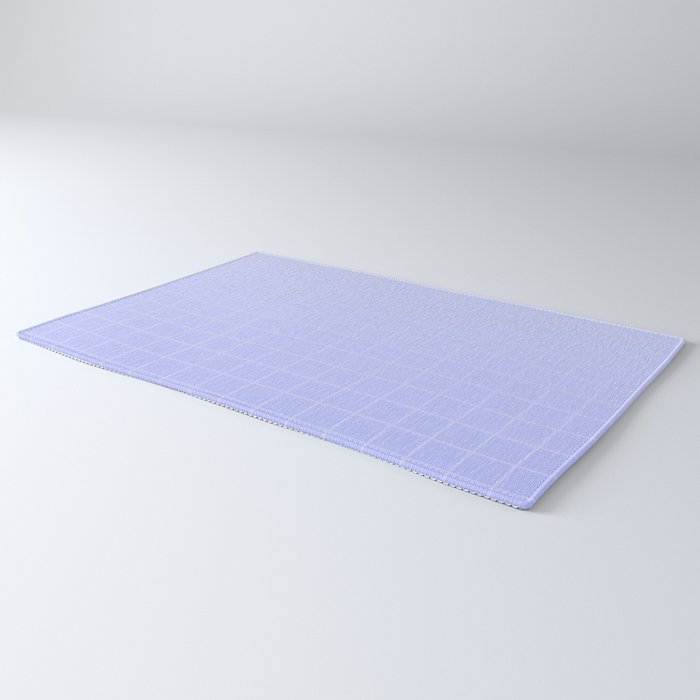 Future Grid Dreamy Ombre Minimal Pattern in Soothing Lavender Pastel Rug Gallery Image 3
