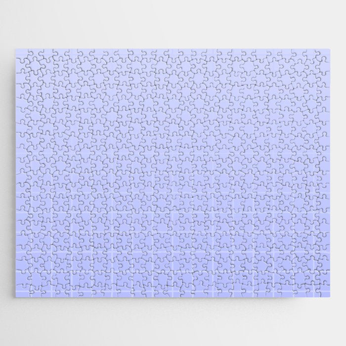 Future Grid Dreamy Ombre Minimal Pattern in Soothing Lavender Pastel Jigsaw Puzzle Gallery Image 1
