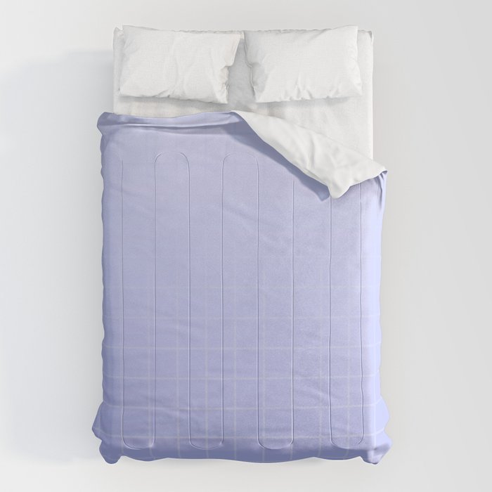 Future Grid Dreamy Ombre Minimal Pattern in Soothing Lavender Pastel Comforter Gallery Image 6