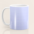 Future Grid Dreamy Ombre Minimal Pattern in Soothing Lavender Pastel Coffee Mug Gallery Image 3