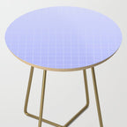 Future Grid Dreamy Ombre Minimal Pattern in Soothing Lavender Pastel Side Table Gallery Image 2