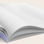 Future Grid Dreamy Ombre Minimal Pattern in Soothing Lavender Pastel Notebook Gallery Image 2