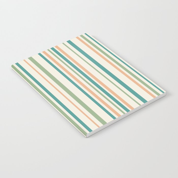 Classic Stripes XXVI - Natural Boho Notebook Gallery Image 2