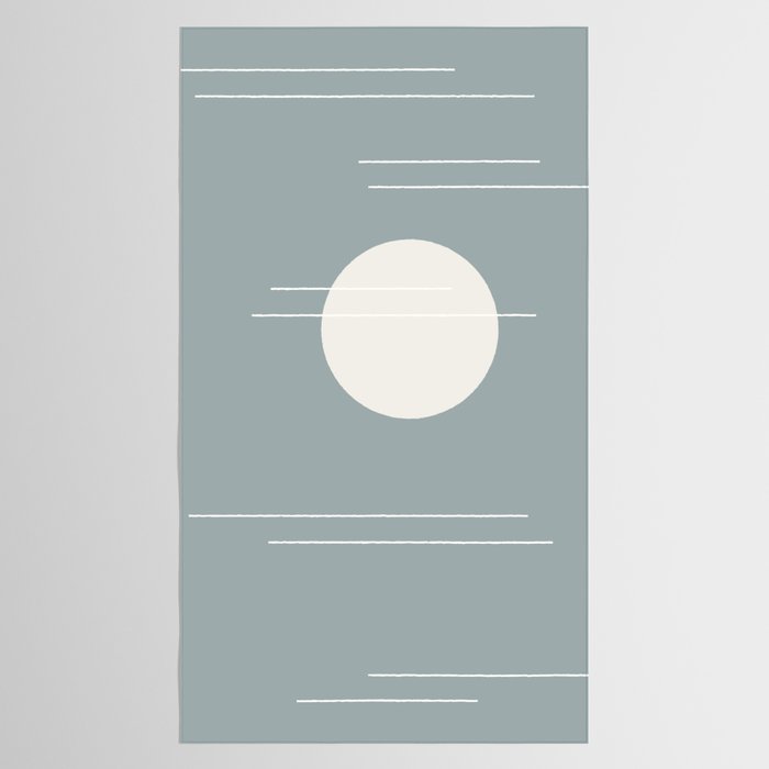 Minimal Sky Abstract XXXVII Tablecloth Gallery Image 2