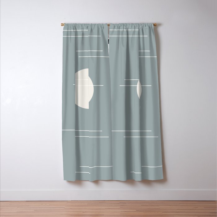 Minimal Sky Abstract XXXVII Window Curtain Gallery Image 3