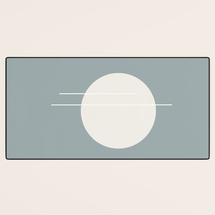 Minimal Sky Abstract XXXVII Desk Mat Gallery Image 3