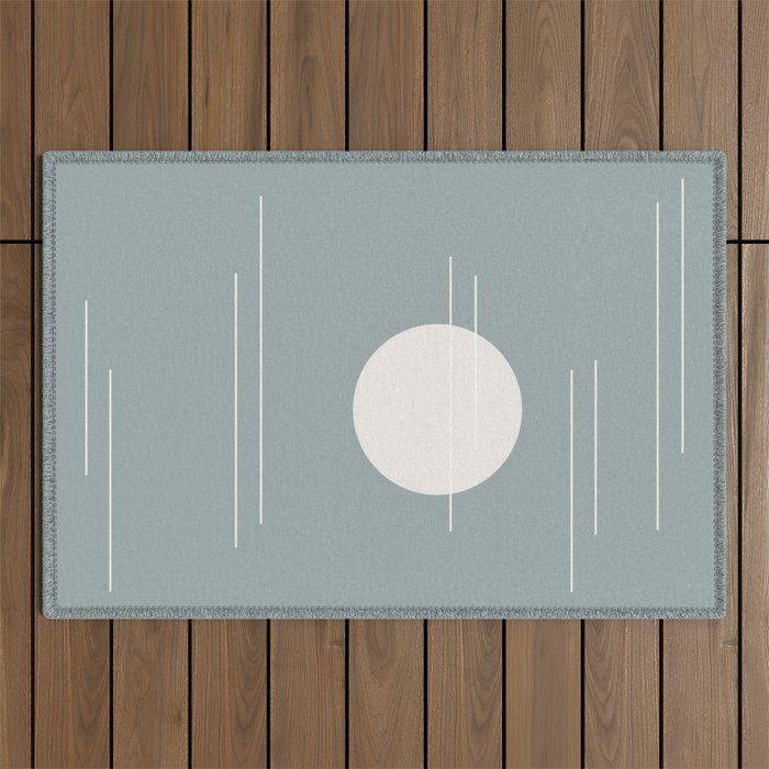 Minimal Sky Abstract XXXVII Outdoor Rug Gallery Image 1