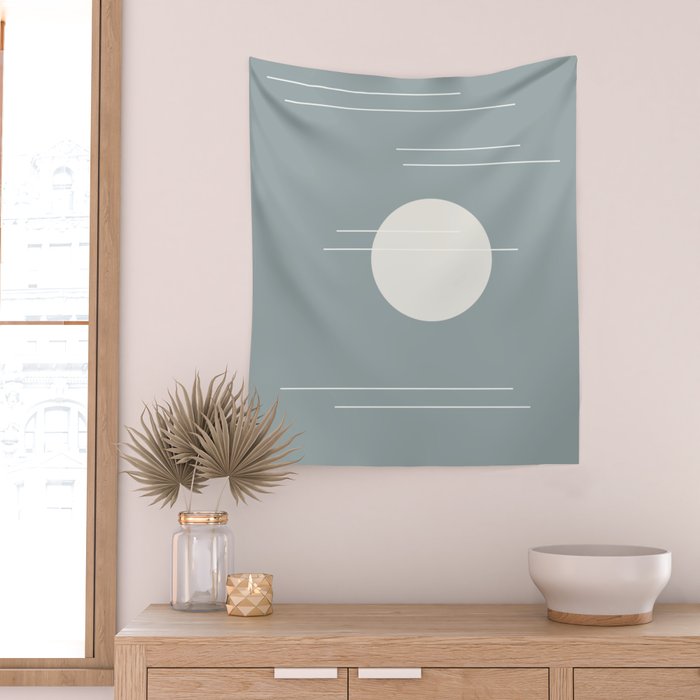 Minimal Sky Abstract XXXVII Wall Tapestry Gallery Image 2